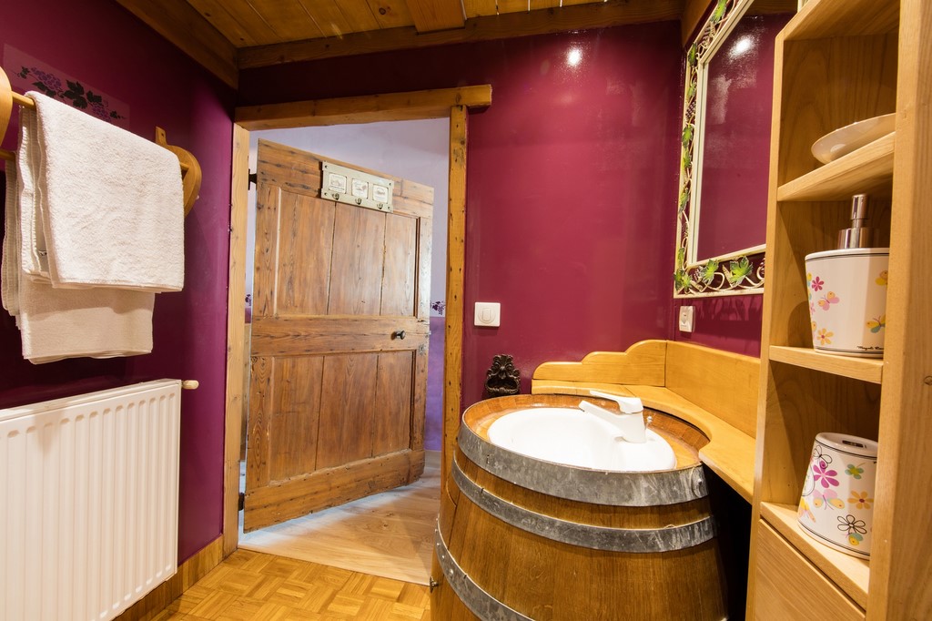 salle de bain vigne et vin